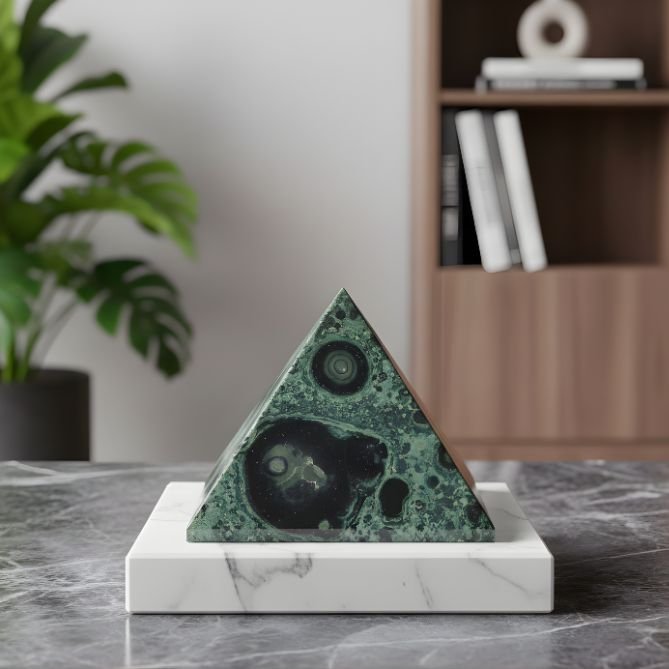 Kambaba Jasper pyramid